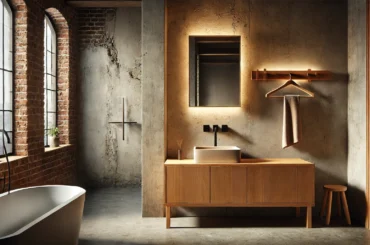 Minimalistyczna łazienka loft – jak wybrać idealny metalowy stojak na ręczniki?