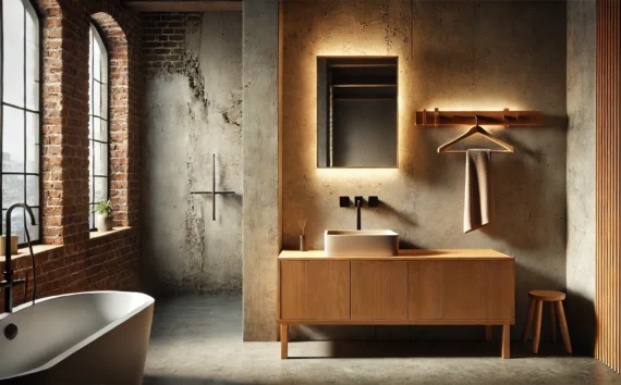 Minimalistyczna łazienka loft – jak wybrać idealny metalowy stojak na ręczniki?