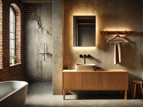 Minimalistyczna łazienka loft – jak wybrać idealny metalowy stojak na ręczniki?