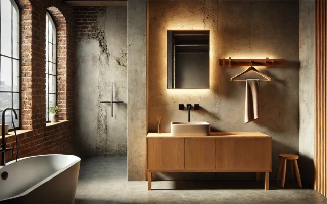 Minimalistyczna łazienka loft – jak wybrać idealny metalowy stojak na ręczniki?